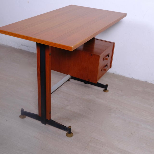 Small Mid-Century Scandinavian Desk, 1960s For Sale - Image 9 of 18