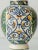 Italian Renaissance Revival Ceramic Table Lamp with New Pleated Silk Lampshade, 1880s For Sale - Image 10 of 13
