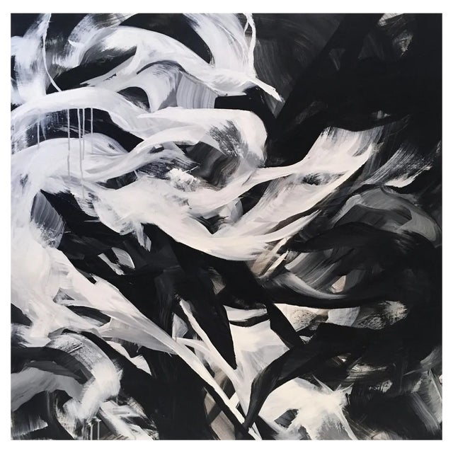 Ines Khadraoui, Collision, 2019, Acrylic on Canvas For Sale