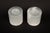 Moonlit Glow: Pair of Selenite Candle Votives 3”H For Sale - Image 4 of 4
