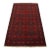 Turkmen Rug 4’1” X 6’6” Red Wool Tribal Hand-Knotted Oriental Carpet For Sale