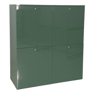 Italian Modern Green Wood Sideboard from Cappellini, 1990s For Sale