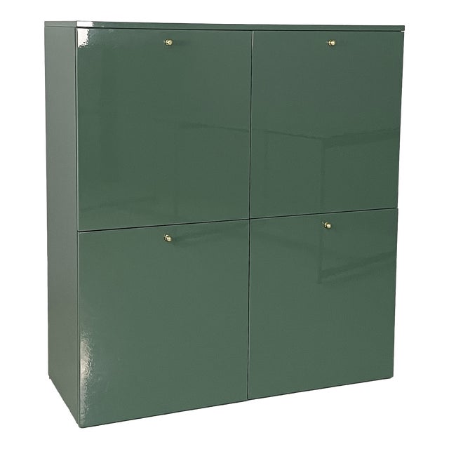 Italian Modern Green Wood Sideboard from Cappellini, 1990s For Sale
