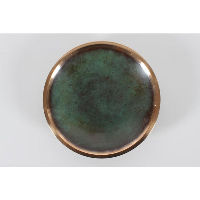 Gold Danish Art Deco Decorative Bowl by Just Andersen, 1930s For Sale - Image 8 of 8