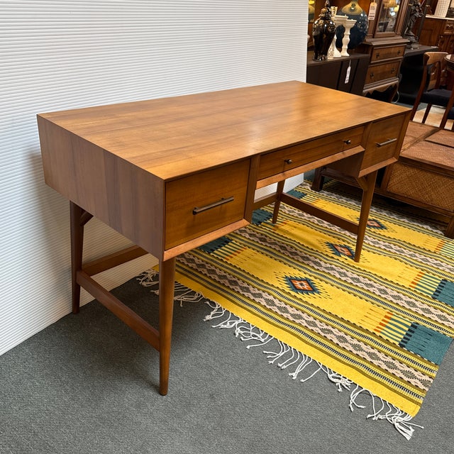 2020s West Elm Mid-Century Desk For Sale - Image 5 of 12
