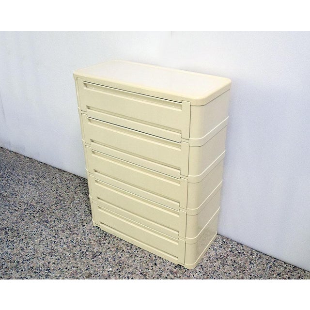 Kartell Chest of Drawers by Olaf Von Bohr for Kartell, 1970s For Sale - Image 4 of 11
