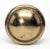 Vintage polished brass closet door knob with beaded edging in the middle and bottom of the knob. It is thinner than most...