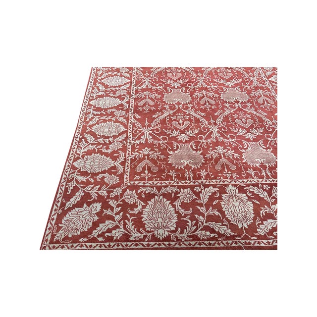 Handwoven Transitional Area Rug 8x9 For Sale - Image 10 of 12