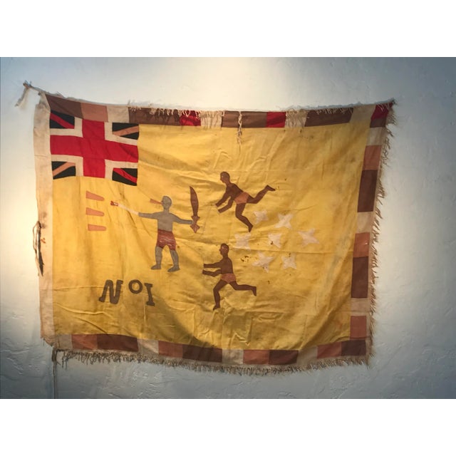 20th Century Asafo Flag Cloth Appliqué, Ghana For Sale - Image 13 of 13