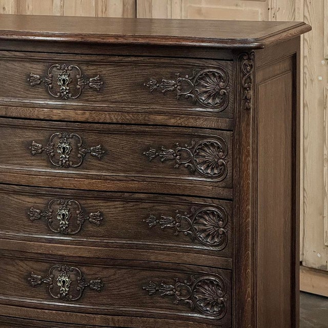 Wood Antique Country French Chiffoniere ~ Chest of Drawers For Sale - Image 7 of 17