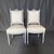 Painted and Newly Upholstered French Louis XVI Dining Chairs -A Pair For Sale - Image 16 of 17