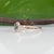 Natural Alexandrite Ring With Natural Diamond Accents: Solid 14k Gold, 5x3.4mm, Size 6.75 For Sale - Image 9 of 12