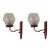 Mid-Century Danish Sconces, 1960s, Set of 2 For Sale