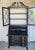 Chippendale Black Chippendale Style Secretary Desk/ Secretary Hutch, Circa 1940's For Sale - Image 3 of 16