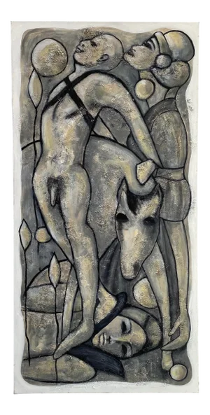 "Fulfilled" Original Figurative Painting