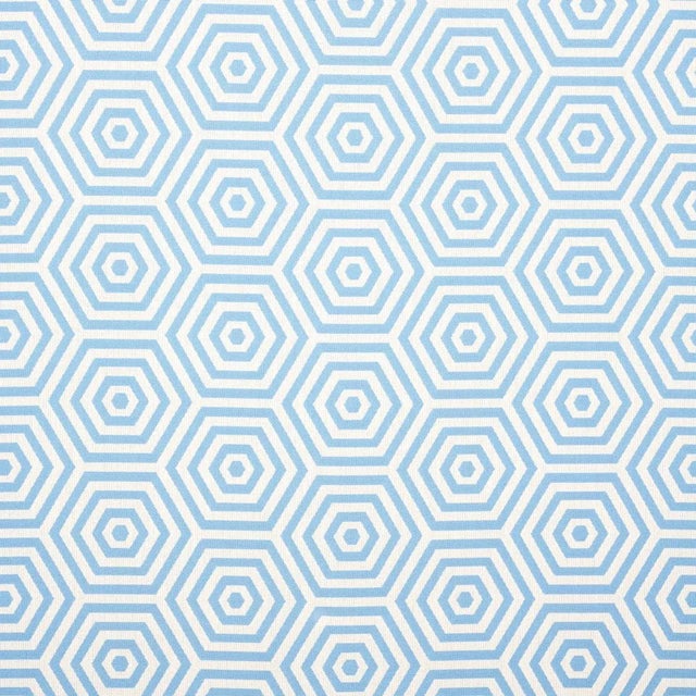 Sample - Schumacher Bees Knees Indoor/Outdoor Fabric, Pool For Sale