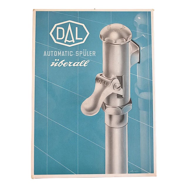 Dal Spüler Advertising Display Poster, 1960 For Sale