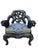 Asian Pair of Vintage Asian Dragon Armchairs Made in Ishizuka For Sale - Image 3 of 17