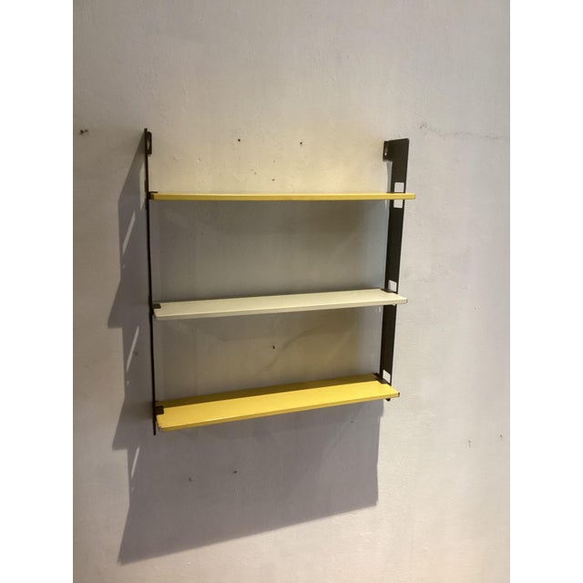 Mid-Century Modern Small Vintage Dutch Metal Self by Tomado, 1950 For Sale - Image 3 of 6