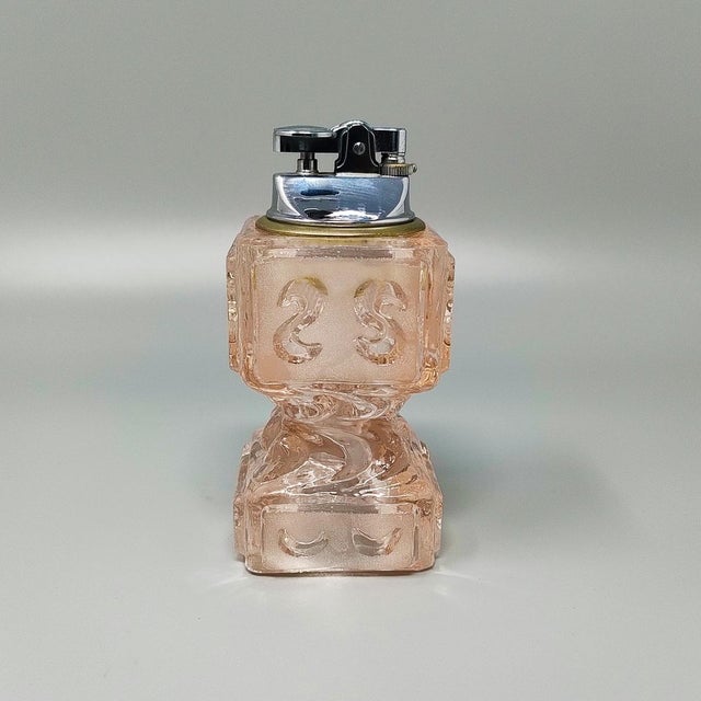 Mid-Century Modern Vintage Italian Green Smoking Set by Antonio Imperatore, 1970s, Set of 2 For Sale - Image 3 of 10