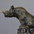 Rhinoceros Statuette in Antique Bronze on Marble Base in the style of Barye For Sale - Image 4 of 6