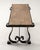 1940s Wrought Iron Coffee Table With Wood Top For Sale - Image 4 of 14