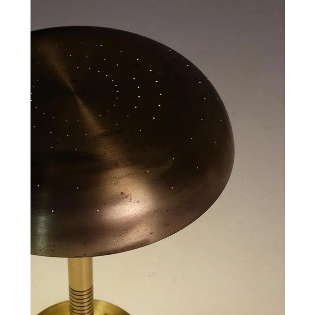 Swedish Brass Table Lamp attributed to Boréns, 1950s For Sale - Image 4 of 9