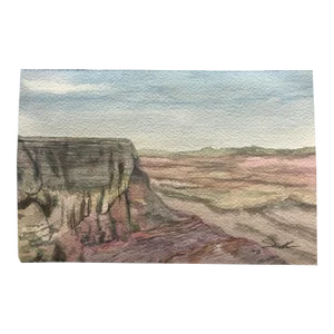"The Great Drop Off" Original Watercolor Painting by Nancy Smith