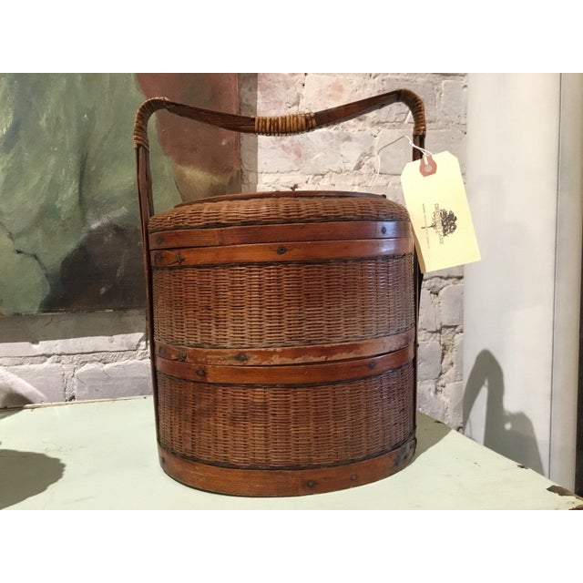 Chinese Wedding Basket dimensions: 8.75" Diameter x 12" height