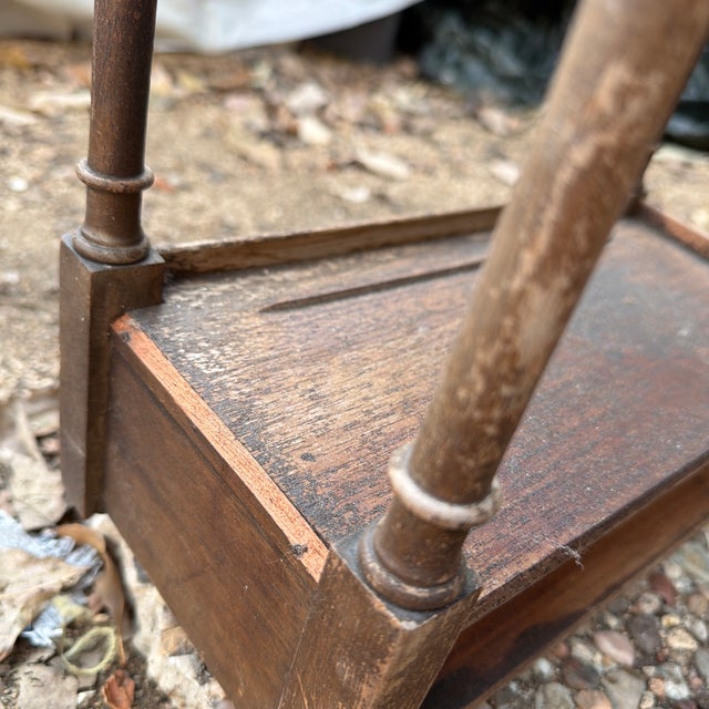 Late 19th Century Wooden Tiered Etagere With Pagoda-Style Top For Sale - Image 12 of 12