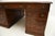 Antique Victorian Leather Top Partners Desk, 1840s For Sale - Image 9 of 11