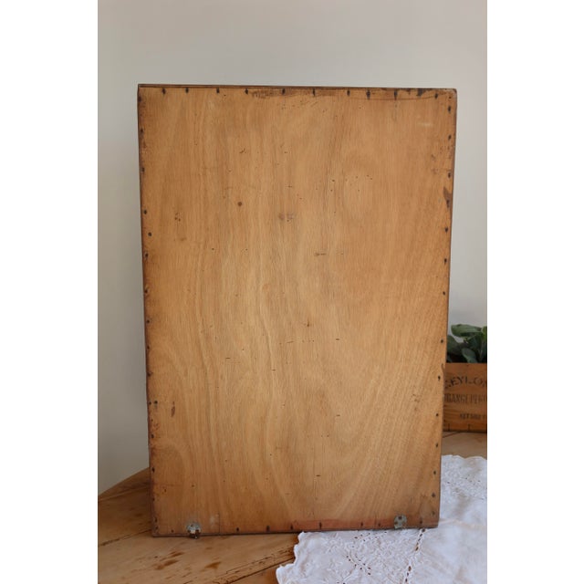 Wood Antique Painted Wooden Storage Unit, 1930s For Sale - Image 7 of 9
