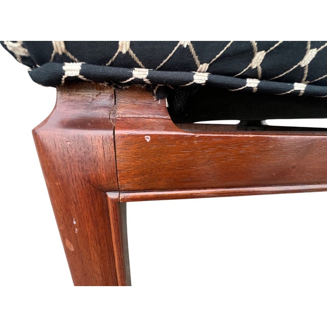 Late 20th Century Attributed to Michael Taylor Baker Greek Key Armchairs Pair For Sale - Image 18 of 18