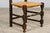 Antique French Provincial Oak Rush Seat Dining Chairs - Set of 6 For Sale - Image 15 of 18