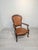 Vintage Chippendale Armchair in Genuine Leather, 1975 For Sale - Image 4 of 14