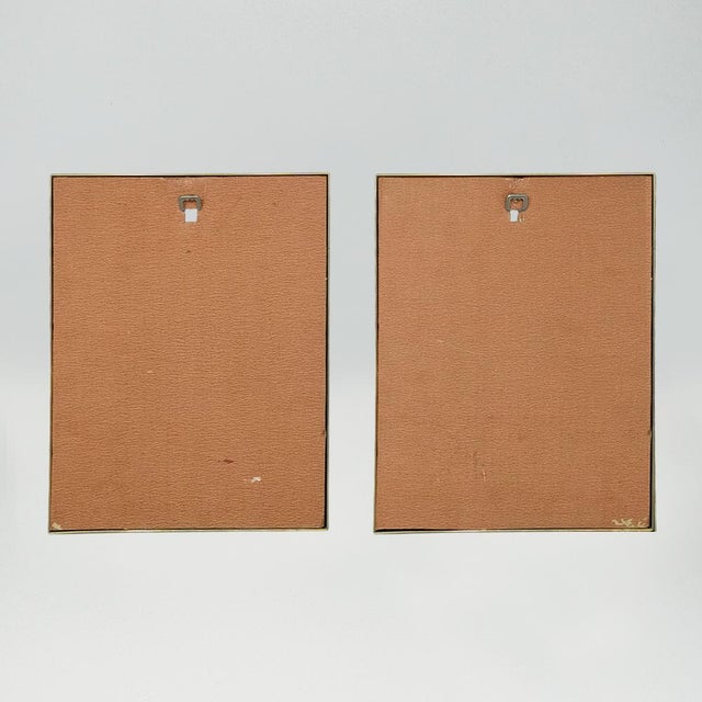 Framed Glam Girl Mirror Panels from Ferraro, 1980s, Set of 2 For Sale - Image 7 of 8