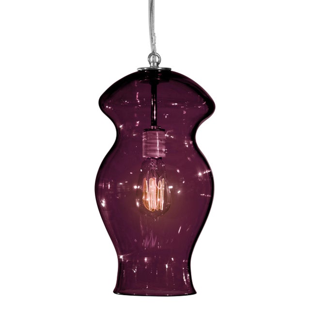 Not Yet Made - Made To Order Sol Pendant Light from the Versuvius Collection in Lilac For Sale - Image 5 of 5