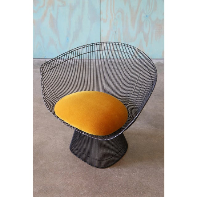 1960s Mohair Warren Platner for Knoll Lounge Armchair Mid Century Modern For Sale - Image 9 of 9