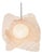 Freeform by Oggetti Handwoven Pendant Light, Blush, Medium For Sale