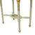 Gold Antique Louis XVI Gilded Console Side Table in Green Marble, 1890s For Sale - Image 8 of 18