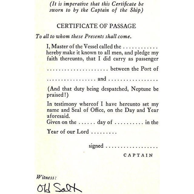 1930s "The Bon Voyage Book: An Intimate Guide for the Modern Ocean Traveler" 1931 "Old Salt" For Sale - Image 5 of 9