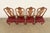 1920s Berkey & Gay Antique Georgian Burled Walnut Dining Chairs, Set of Four For Sale - Image 5 of 12