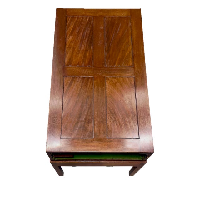 Traditional Antique Folding Long Bagatelle Coffee Table For Sale - Image 3 of 10