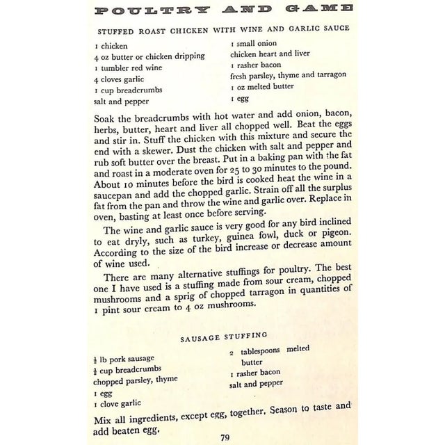 "Cosmopolitan Cookery in an English Kitchen" 1953 Fitzgibbon, Theodora For Sale - Image 4 of 11