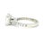 2020s Gia Platinum Princess Cut Diamond Engagement Ring 3.02ct 7.9g, Size 6 For Sale - Image 5 of 12