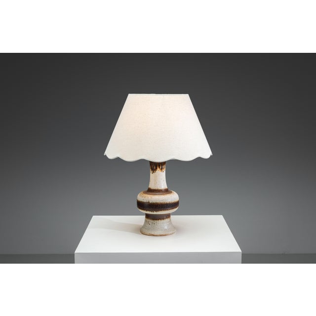 Mid-Century Modern Vintage Ceramic Table Lamp by Axella, 1960s For Sale - Image 3 of 13