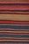 Tribal 1950s Vintage Bidjar Persian Kilim in Red With Multicolor Stripes, From Rug & Kilim -4'8''x7' For Sale - Image 3 of 7
