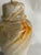 Vintage Orange and Cream Marbleized Ceramic Baluster Form Lamp For Sale - Image 15 of 15
