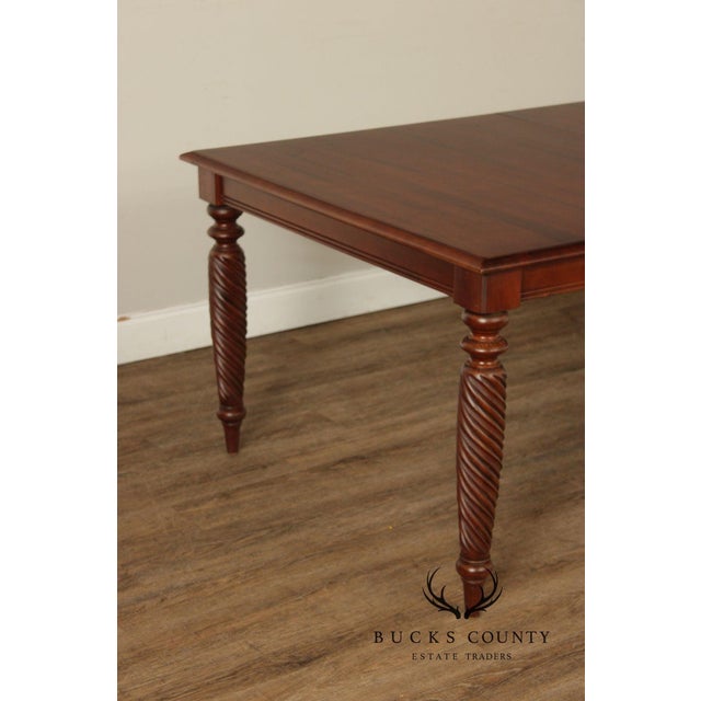 Ethan Allen 'British Classics' Extendable Dining Table For Sale - Image 15 of 16