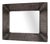 Vintage Embossed Pewter Mirror For Sale